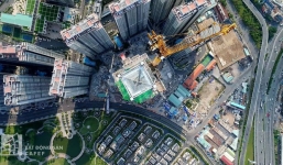 Cận cảnh công trường thi công đỉnh tòa nhà cao nhất Việt Nam, dự kiến khai trương vào quý 4