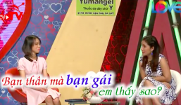 Thấy chàng trai mình sắp hẹn hò có bạn thân khác giới xinh đẹp, cô gái nói một câu khiến cả khán phòng vỗ tay