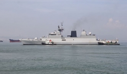 Ba tàu hải quân Ấn Độ cập cảng Đà Nẵng