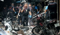 Hơn 10 quả bom đồng loạt phát nổ ở miền Nam Thái Lan