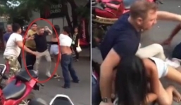 Khách bị đánh hội đồng giữa phố vì cặp kè gái đã có chồng