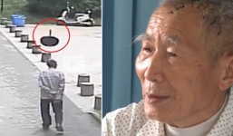 Cụ ông đen đủi nhất năm: Đang đi bộ thì chảo rơi trúng đầu, phải khâu 17 mũi