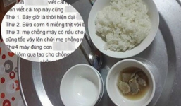 'Khóc không ra nước mắt' với bữa cơm cữ của mẹ chồng: Không cho con dâu ăn rau và uống nước vì sợ trúng gió