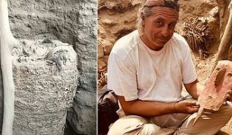 Phát hiện xác ướp 1.000 năm tuổi trong được bọc kỹ trong quan tài