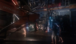 Xe trộn bê tông đâm sập trạm biến áp khiến toàn đảo Cát Bà mất điện, 3 người thương vong