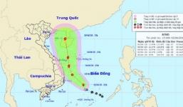 Áp thấp nhiệt đới đang mạnh lên thành bão, tiến nhanh vào Biển Đông