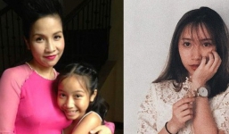 Mới ngày nào còn tay bế tay bồng, con gái út của Mỹ Linh nay đã ra dáng thiếu nữ và cao hơn cả mẹ