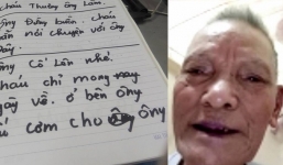 Câu chuyện cảm động: Bị tai biến mất khả năng nghe nhưng ông nội và cháu trai vẫn tâm sự qua những trang giấy