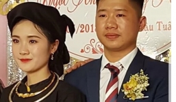 Cô dâu người Tày được mệnh danh đẹp nhất Việt Nam sánh bước bên chú rể người Kinh