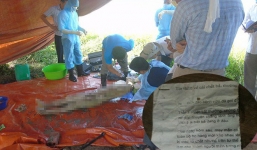 Vụ khai quật thi thể nữ kế toán: Ngày đưa tang tờ rơi người lạ rải đầy đường