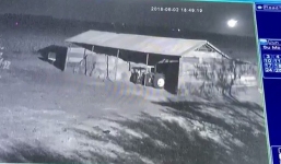 Thước phim hiếm có: Một mảnh thiên thạch chạm đất, sáng lóa cả một vùng trời