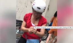 Nữ khách hàng làm vỡ lọ nước hoa 215 nghìn nhưng chỉ đền 70 nghìn rồi viện lý do 'con bị bệnh' để bỏ đi mất