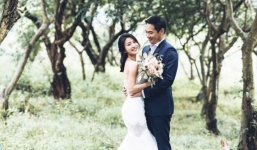 Mỹ nhân hot vì scandal 'mây mưa' trong WC khoe ảnh cưới đẹp như cổ tích với đại gia