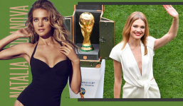 Mỹ nhân giới thiệu cúp vàng World Cup: 5 con vẫn đẹp rực lửa, sống xa hoa bên chồng tỷ phú