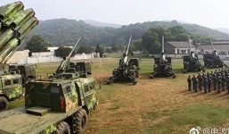 Lộ diện pháo tự hành bánh lốp 155 mm bí ẩn của Trung Quốc