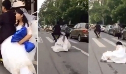 Dở khóc dở cười khi các chàng rể đón dâu: Kẻ đánh rơi vợ giữa đường, người bỏ quên cô dâu trong xe