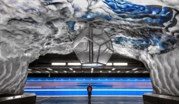 Bên trong những ga tàu điện ngầm đẹp hơn cả triển lãm nghệ thuật tại Thụy Điển