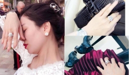 Cận cảnh bộ sưu tập nhẫn kim cương gây choáng ngợp của Lệ Quyên