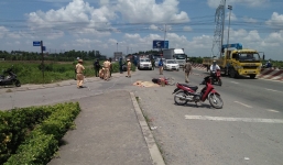 Đi khám bệnh về nhà, mẹ tử vong, con trai 4 tuổi nguy kịch sau va chạm với xe tải ở Sài Gòn