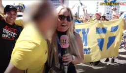 Thêm một nữ phóng viên bị cưỡng hôn khi đưa tin trực tiếp World Cup 2018