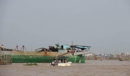 Tìm thấy thi thể đại uý công an mất tích trong vụ tai nạn trên sông Hậu