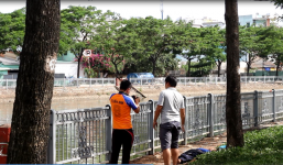 Người dân vứt cần câu bỏ chạy khi phát hiện thi thể trôi trên kênh Tàu Hủ