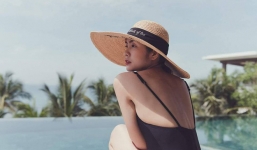 Sau bức ảnh áo tắm giấu mặt gây bão, 'chị đẹp' Tăng Thanh Hà lại tung tiếp ảnh cận mặt nóng bỏng