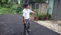 Bỏ tiền túi làm đường, người đàn ông bị còng tay: Có hành vi chống người thi hành công vụ