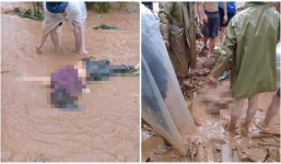 Tìm thấy thi thể hai mẹ con bị lũ cuốn vào ngày 24/6 ở Hà Giang