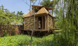 Ngôi nhà bằng tre ở Cầu Diễn (Hà Nội) chỉ 60 triệu đồng nhưng đoạt nhiều giải thưởng kiến trúc lớn của thế giới