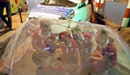 Người dân, tài xế mắc màn tại trạm BOT Tân Đệ