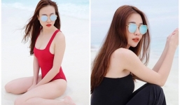 Bạn gái Cường Đô La khoe dáng nuột với áo tắm giữa tin đồn sắp kết hôn