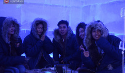 Nắng như đổ lửa, người dân Hà Nội 'đưa nhau đi trốn' trong quán cà phê âm 10 độ C