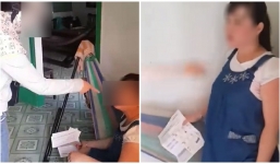 Xôn xao clip bà bầu bị tát thẳng mặt vì bôi nhọ người khác trên Facebook