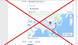 Facebook đã bỏ Trường Sa, Hoàng Sa khỏi bản đồ Trung Quốc