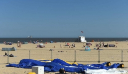 Nổ lâu đài phao, cô gái trẻ bị ném lên không trung và tử vong