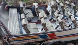 Xe bus lao xuống vực, ít nhất 44 người  thiệt mạng