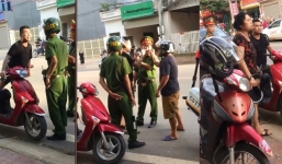 Bị bắt vì đi xe máy không đội mũ bảo hiểm, nam thanh niên gọi cả gia đình chửi bới, lăng mạ công an 