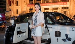 Dàn hoa hậu, á hậu ngồi siêu xe 1,5 triệu USD đi tặng sách quý