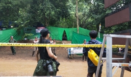 Bắt đầu phong tỏa cửa hang Tham Luang để tiến hành giải cứu