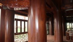 Cận cảnh ngôi nhà 5 tầng bằng gỗ quý “độc nhất vô nhị” tại Việt Nam