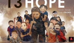 Những bức tranh dễ thương và ý nghĩa của dân mạng về hành trình giải cứu đội bóng Thái mắc kẹt