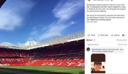 Manchester United mời tất cả thành viên đội bóng Thái Lan sang thăm Old Trafford