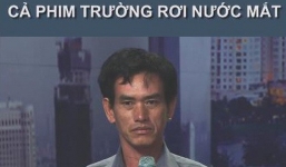 Cả hội trường nín lặng, đại biểu lại bật khóc khi xem clip của anh công nhân vệ sinh