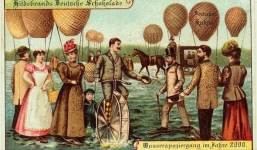 Năm 1900 người ta đã từng mơ tưởng về thế giới tương lai của năm 2000 ảo diệu đến thế này