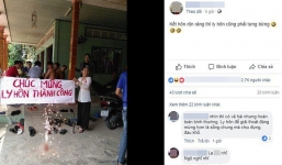 Bức ảnh hài hước nhất ngày: Vợ chồng chia tay, cả làng mở tiệc, chăng băng rôn 'chúc mừng ly hôn thành công'