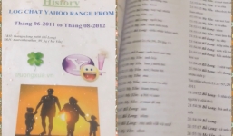 Thanh niên in các cuộc chat Yahoo ra thành quyển dày như từ điển để lưu giữ kỷ niệm 'trẻ trâu'