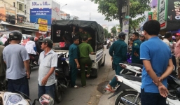 Cảnh sát bao vây khách sạn, nổ súng, truy bắt nhóm người có hung khí ở Sài Gòn