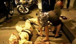 Nhóm thanh niên đánh, chửi bới CSGT
