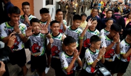 Đội bóng nhí Thái Lan họp báo: Hé lộ quyết định ai là người được ra khỏi hang trước